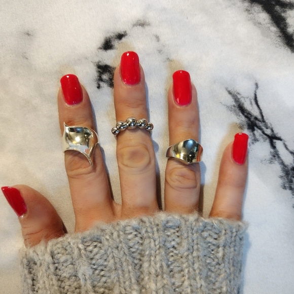 Minimalist Dome Bubble Ring - Picture 9 of 12